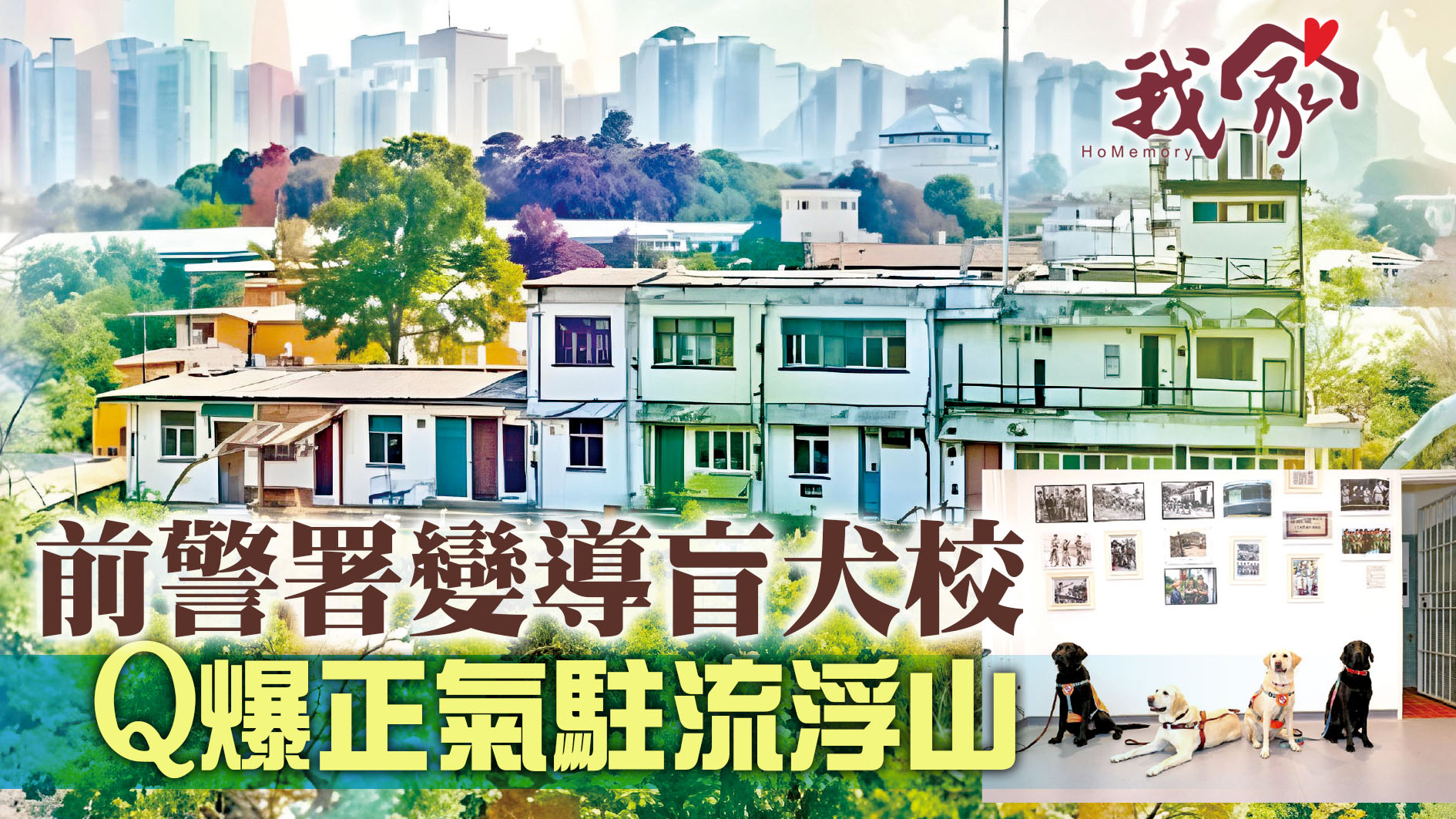 前警署變導盲犬校    Q爆正氣駐流浮山